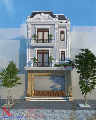 công ty thiết kế nhà 3 tầng tân cổ điển ở Nam Định
