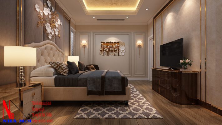 Thiết kế nội thất phòng phòng ngủ mới nhất ở Nam Định năm 2021.