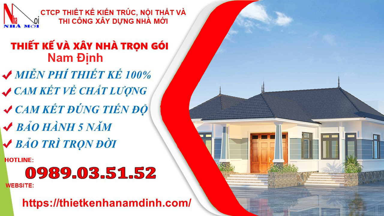 Thiết kế nhà cấp 4 tại Nam Định