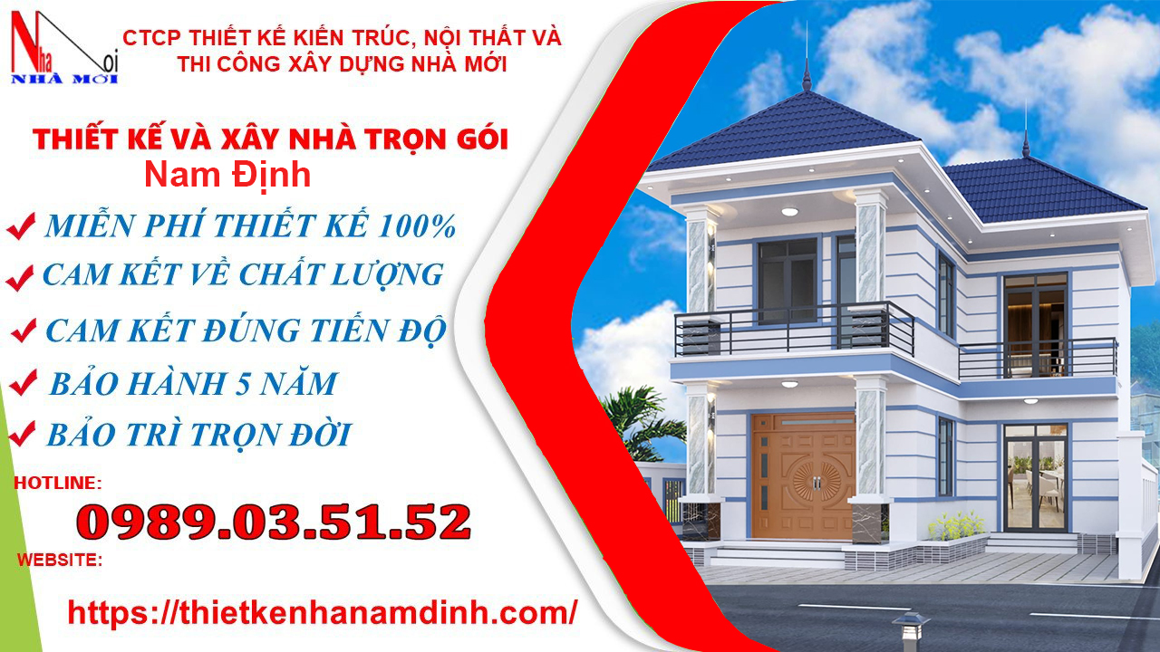 Xây nhà trọn gói tại Nam Định giá rẻ