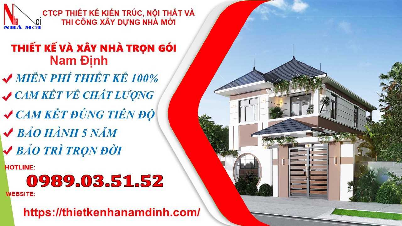 Xây nhà trọn gói tại Nam Định giá rẻ