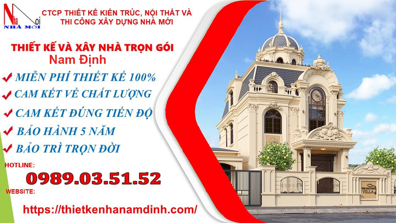 Xây nhà trọn gói tại Nam Định-Anh Ý Chị Trang