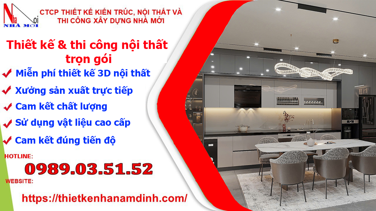 Thi công nội thất tại Nam Định