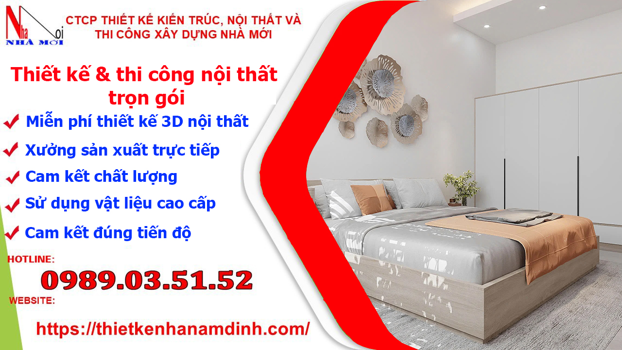 Báo giá thi công nội thất trọn gói tại Nam Định