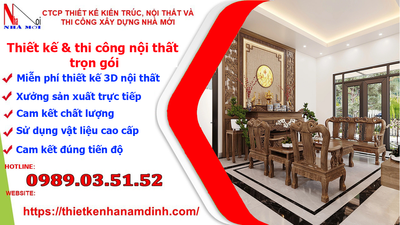 Công ty thi công nội thất tại Nam Định