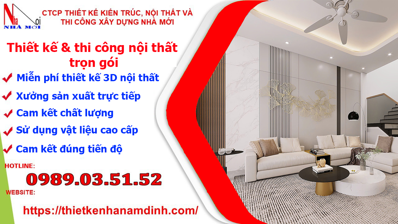 Báo giá thi công nội thất tại Nam Định
