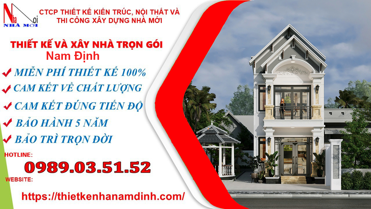 Đơn giá xây nhà trọn gói tại Nam Định