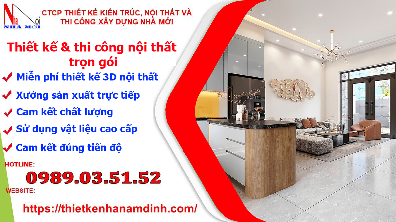 Thi công nội thất trọn gói tại Nam Định (2)