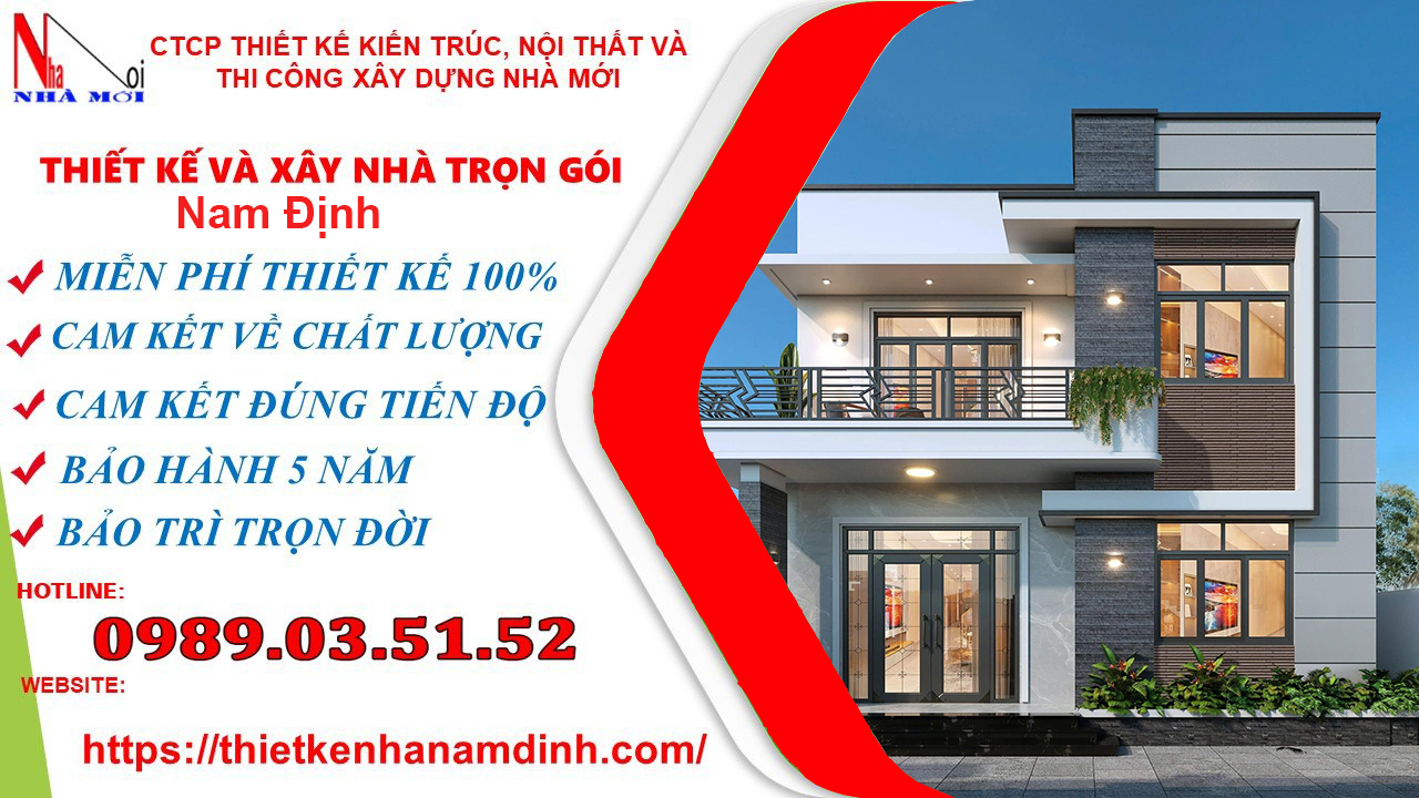 Thi công xây nhà trọn gói tại Nam Định