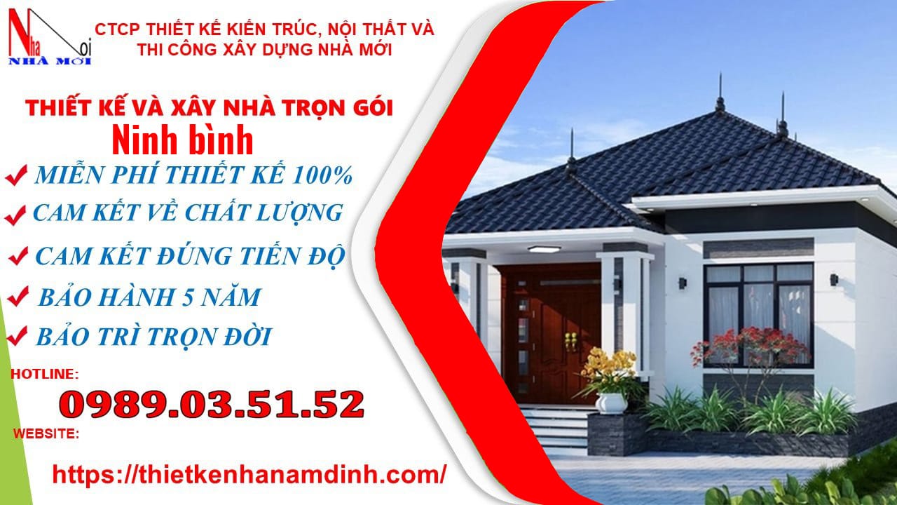 Xây nhà trọn gói tại Ninh Bình