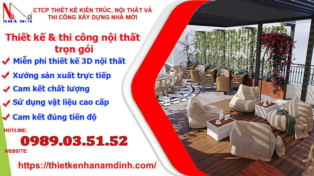 Thi công nội thất tại Nam Định