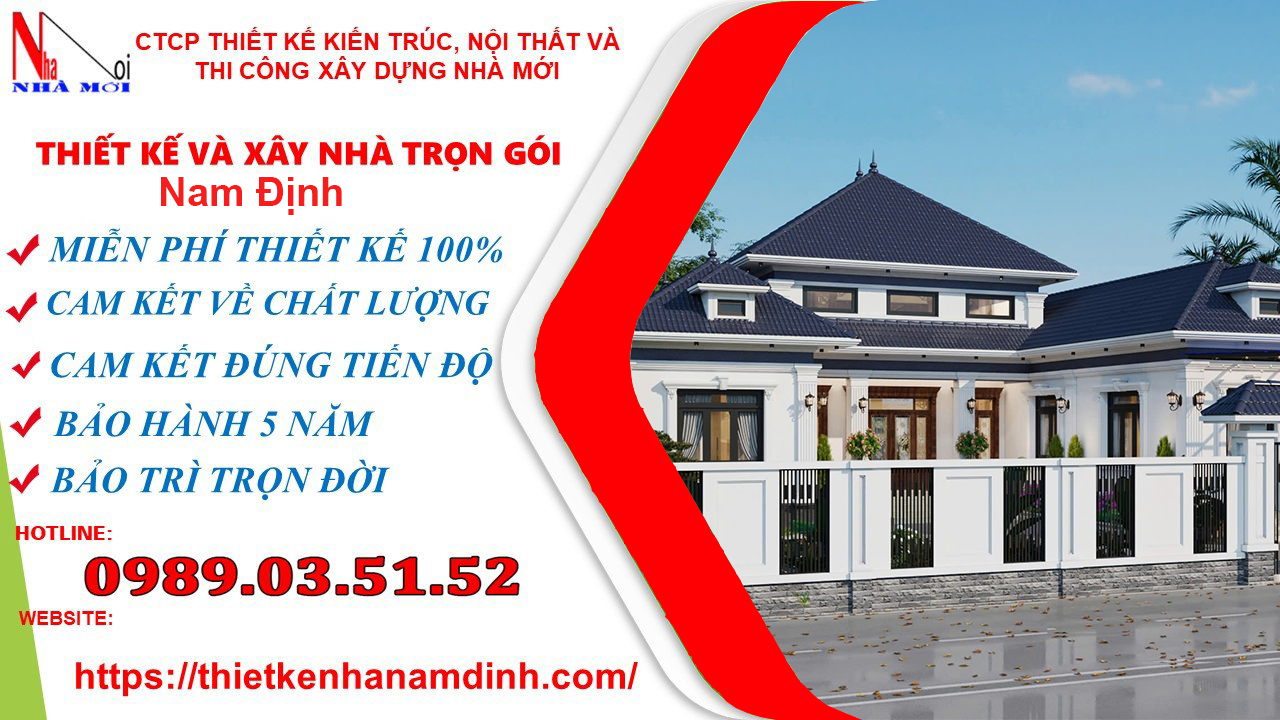 Thiết kế xây nhà trọn gói tại Nam Định