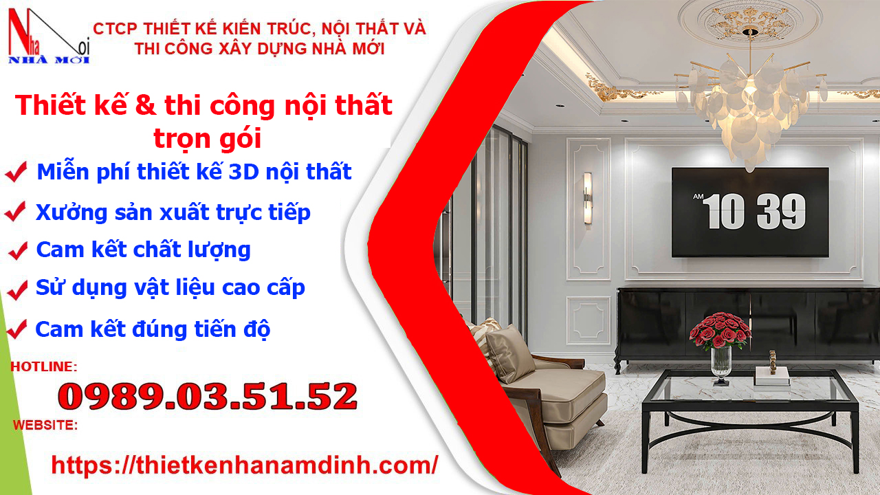 Thi công nội thất tại Hà Nam