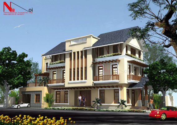 Công ty thiết kế nhà biệt thự 3 tầng mái thái đẹp chuyên nghiệp, uy tín ở Nam Định.
