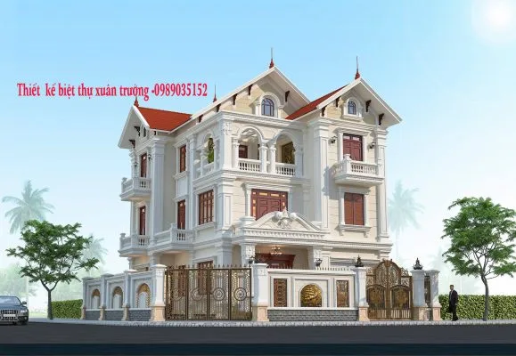 Dịch vụ thiết kế nhà biệt thự ở Nam Định.