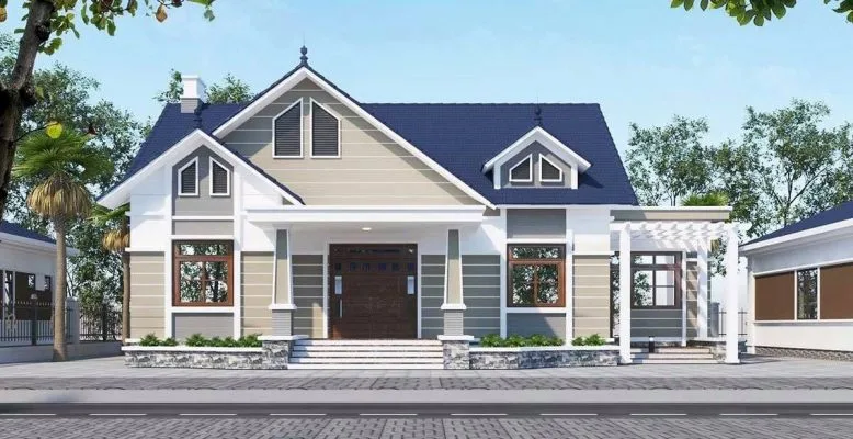 nhà cấp 4 mái thái