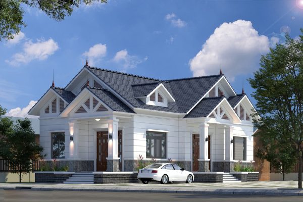 Công ty thiết kế nhà đẹp1 tầng tại Nam Định.