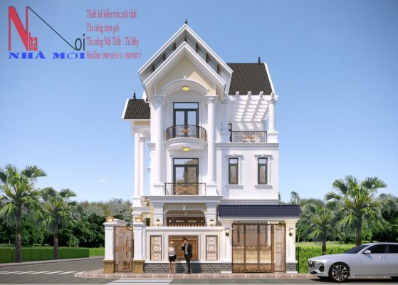 Công ty thiết kế biệt thự 3 tầng mái thái ở Nam Định uy tín - chất lượng .