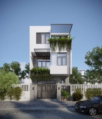 nhà ống 3 tầng mặt tiền 5 mét đẹp