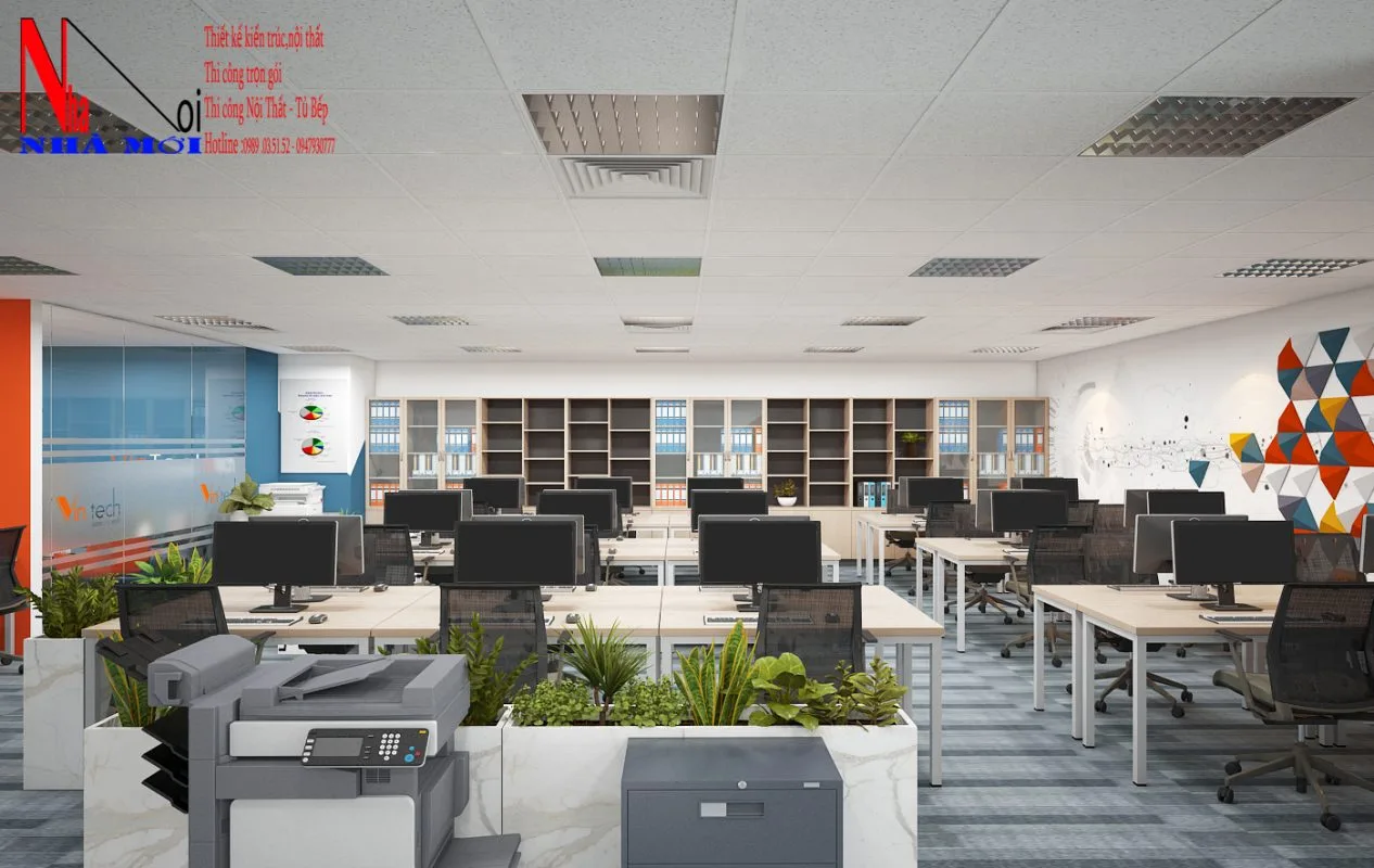 thiết kế văn phòng ở nam định a