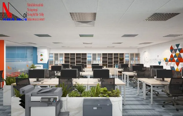 thiết kế văn phòng ở nam định a