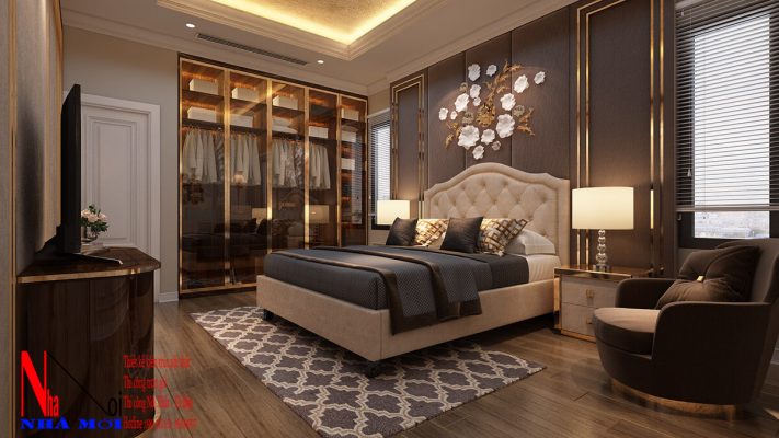 Thiết kế nội thất phòng phòng ngủ mới nhất ở Nam Định năm 2021.