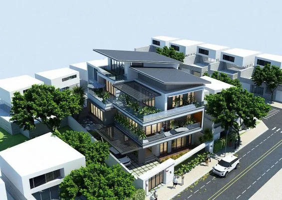 Công ty thiết kế nhà biệt thự 3 tầng 1 tum chuyên nghiệp, uy tín ở Nam Định.