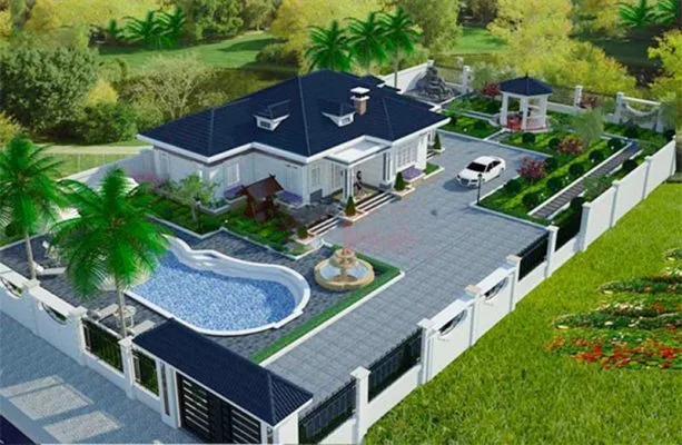 Biệt thự sân vườn tại Nam Định