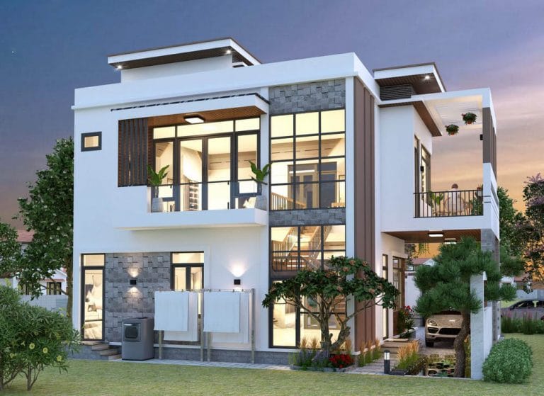Mẫu biệt thự 2 tầng đẹp
