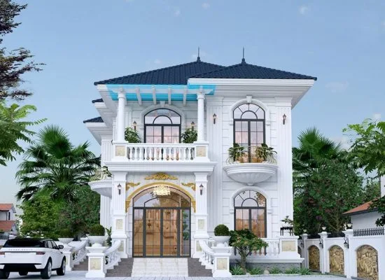 Mẫu biệt thự 2 tầng tân cổ điển tại Nam Định