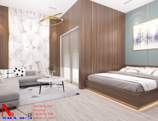 Thiết kế nội thất phòng ngủ nhà Anh Trọng