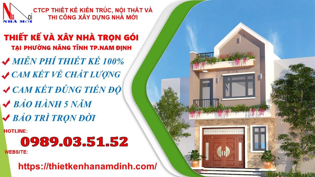 thiết kế nhà tại phường năng tĩnh