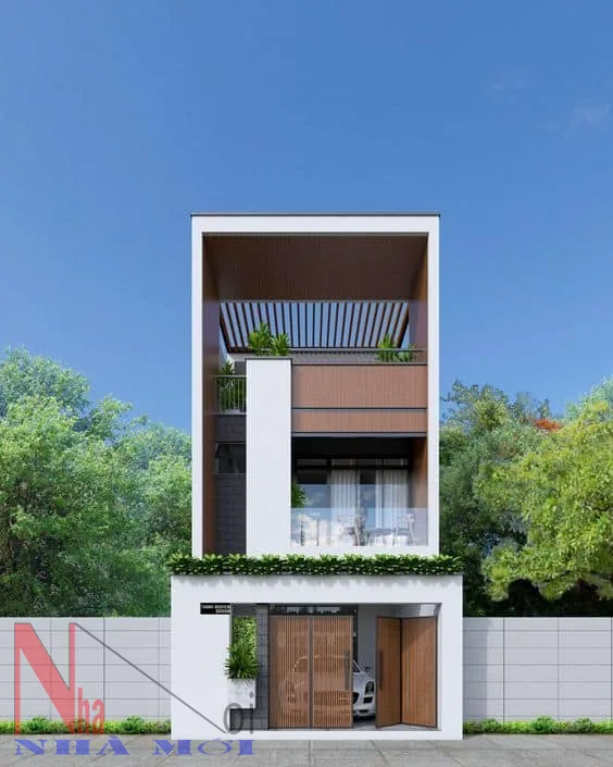 Mẫu nhà ống 2 tầng đẹp