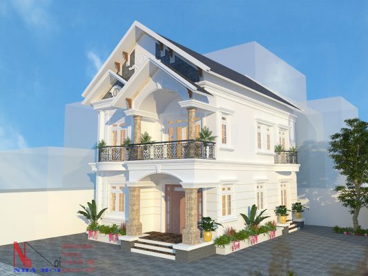 THIẾT KẾ BIỆT THỰ HIỆN ĐẠI - Thiết kế nhà đẹp tại Nam Định - Xây nhà trọn  gói - 0989.03.51.52