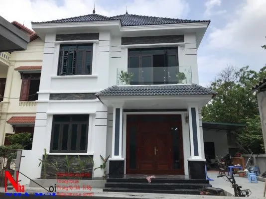 xây trọn gói biệt thự 2 tầng