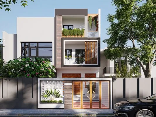 mẫu nhà ống 3 tầng hiện đại