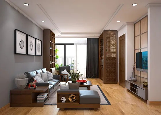 công ty thiết kế phòng khách đẹp
