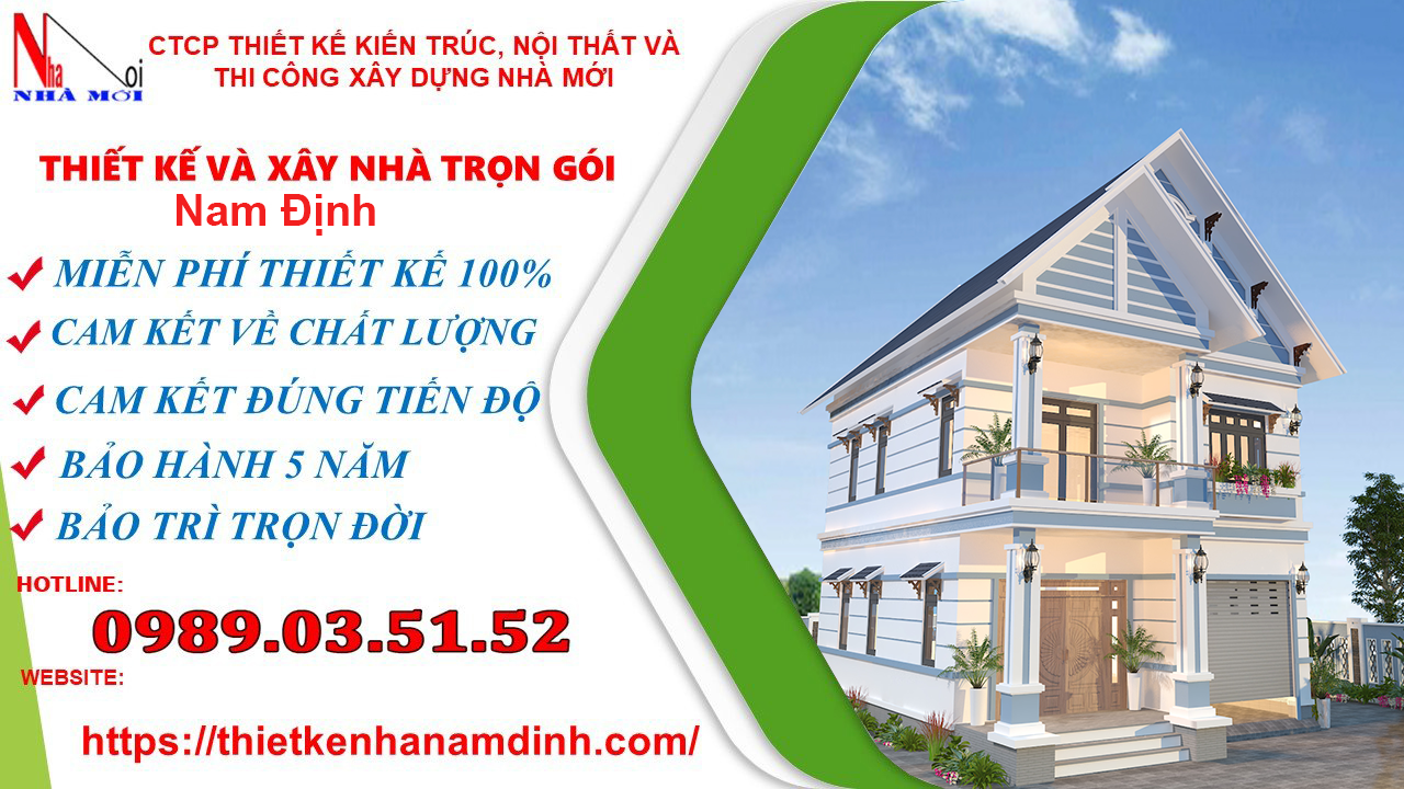 Xây nhà trọn gói Nam Định - P
