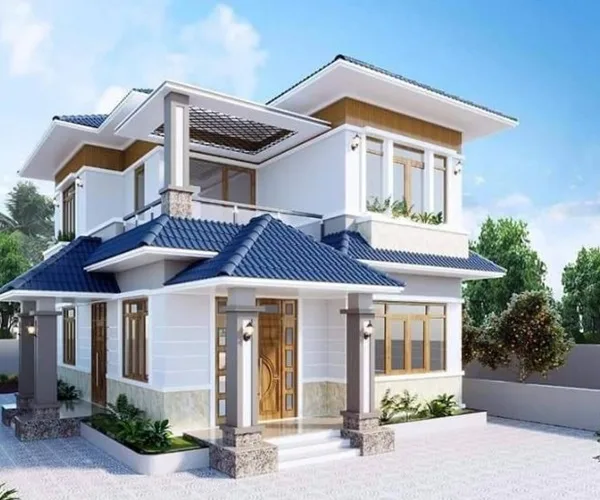 Xây biệt thự 2 tầng trọn gói tại Nam Định