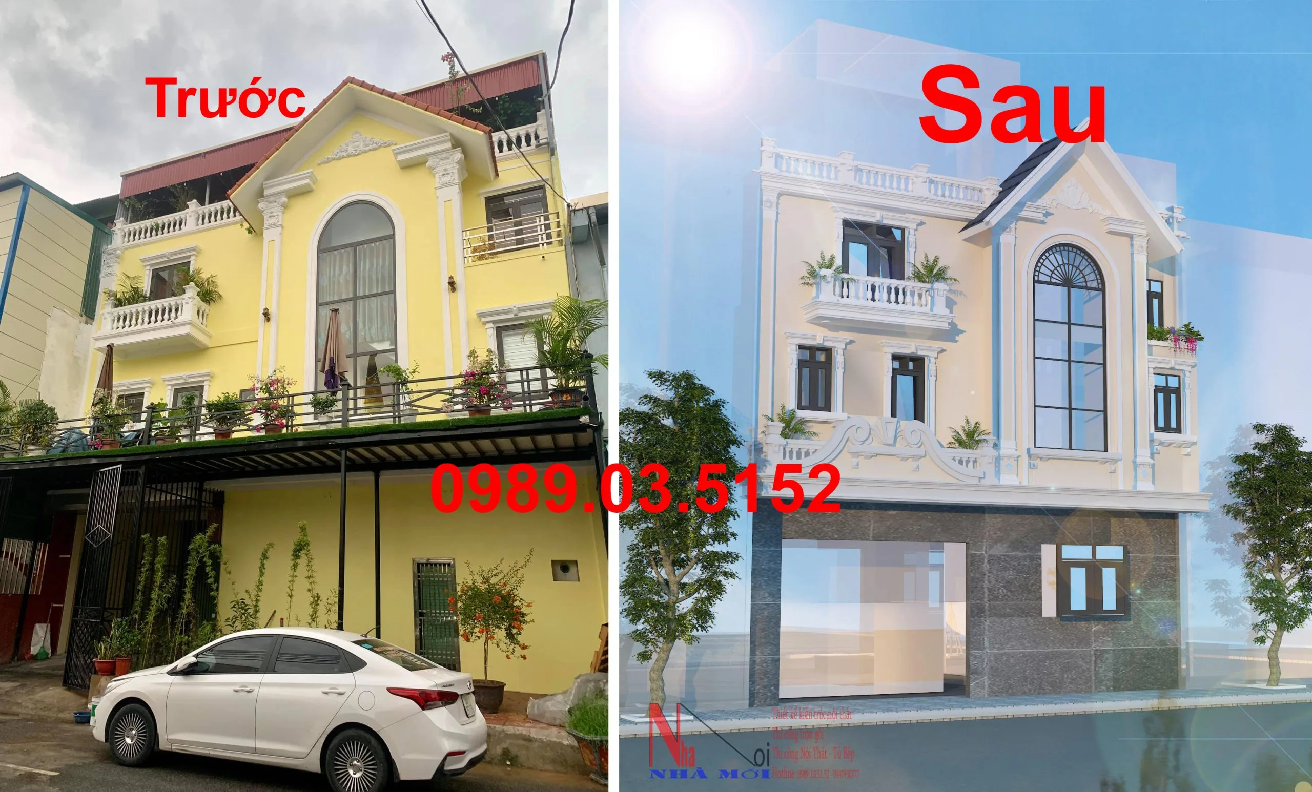 Cải tạo nhà cũ tại Nam Định