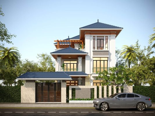 Công ty xây biệt thự 3 tầng trọn gói tại Nam Định