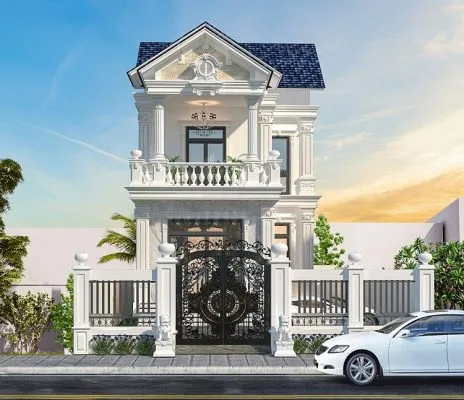 Mẫu biệt thự 2 tầng tân cổ điển