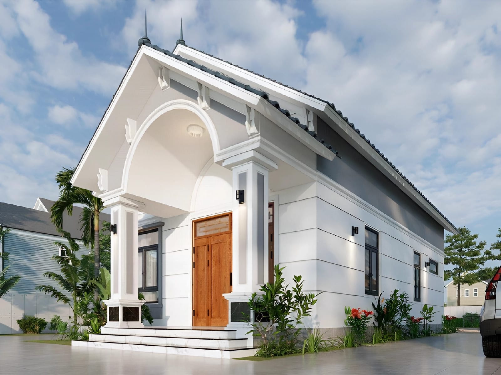 Xây nhà cấp 4 mái thái trọn gói
