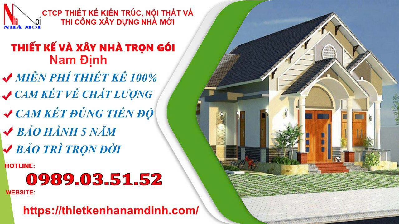 xây dựng trọn gói nhà cấp 4 nam định