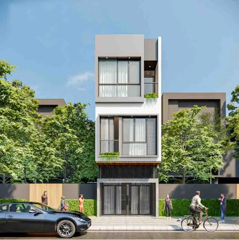 Mẫu nhà ống 3 tầng 4x12m