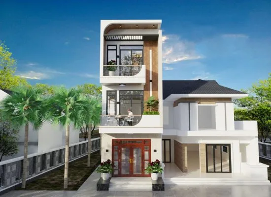 Mẫu nhà ống 3 tầng đẹp