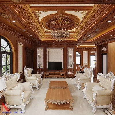 Thiết kế nội thất biệt thự tân cổ điển (7)