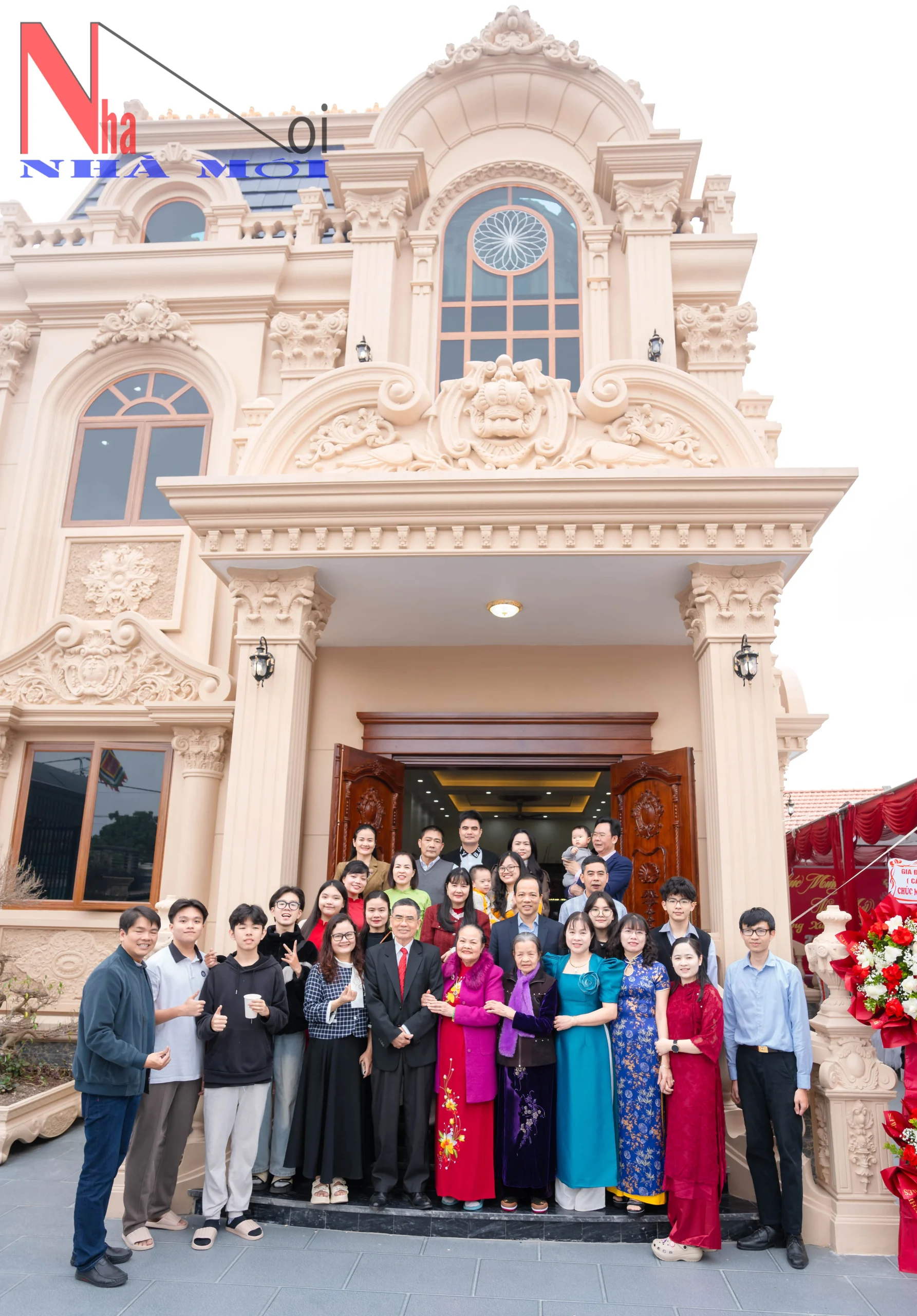 Ảnh tân gia công trình biệt thự tại ý Yên (3)