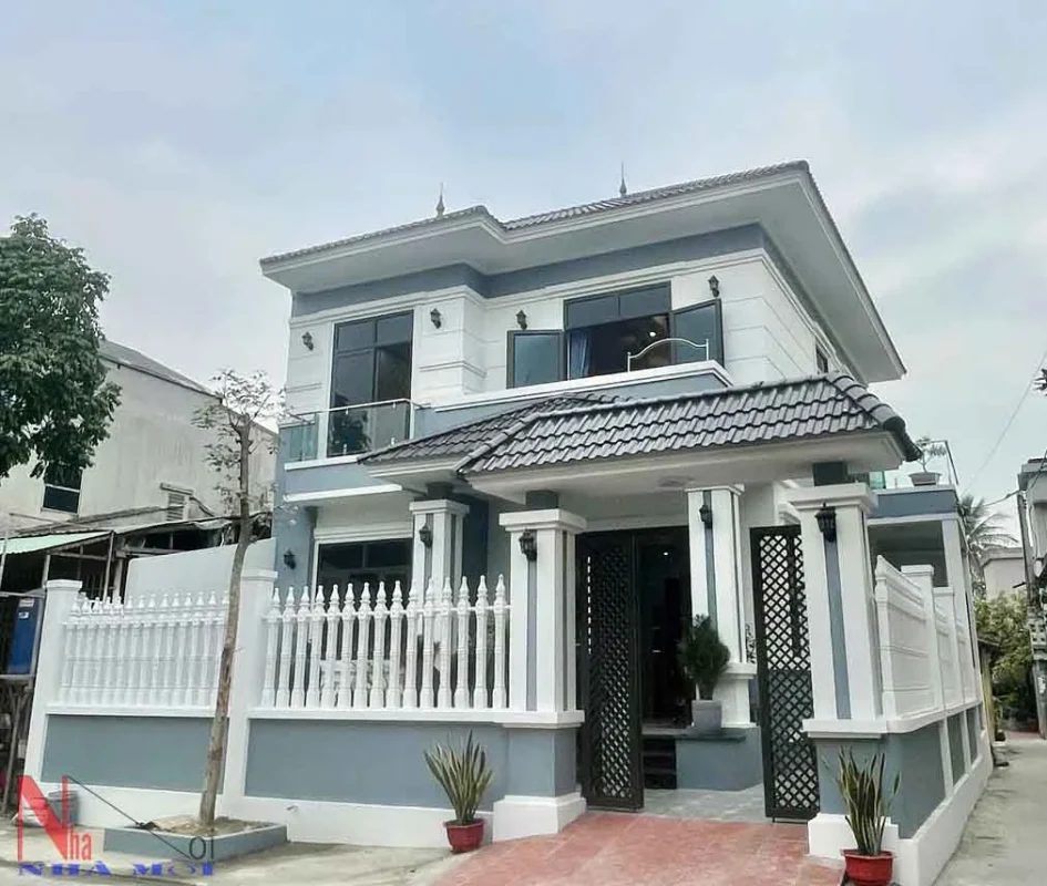 Thi công biệt thự 2 tầng mái nhật