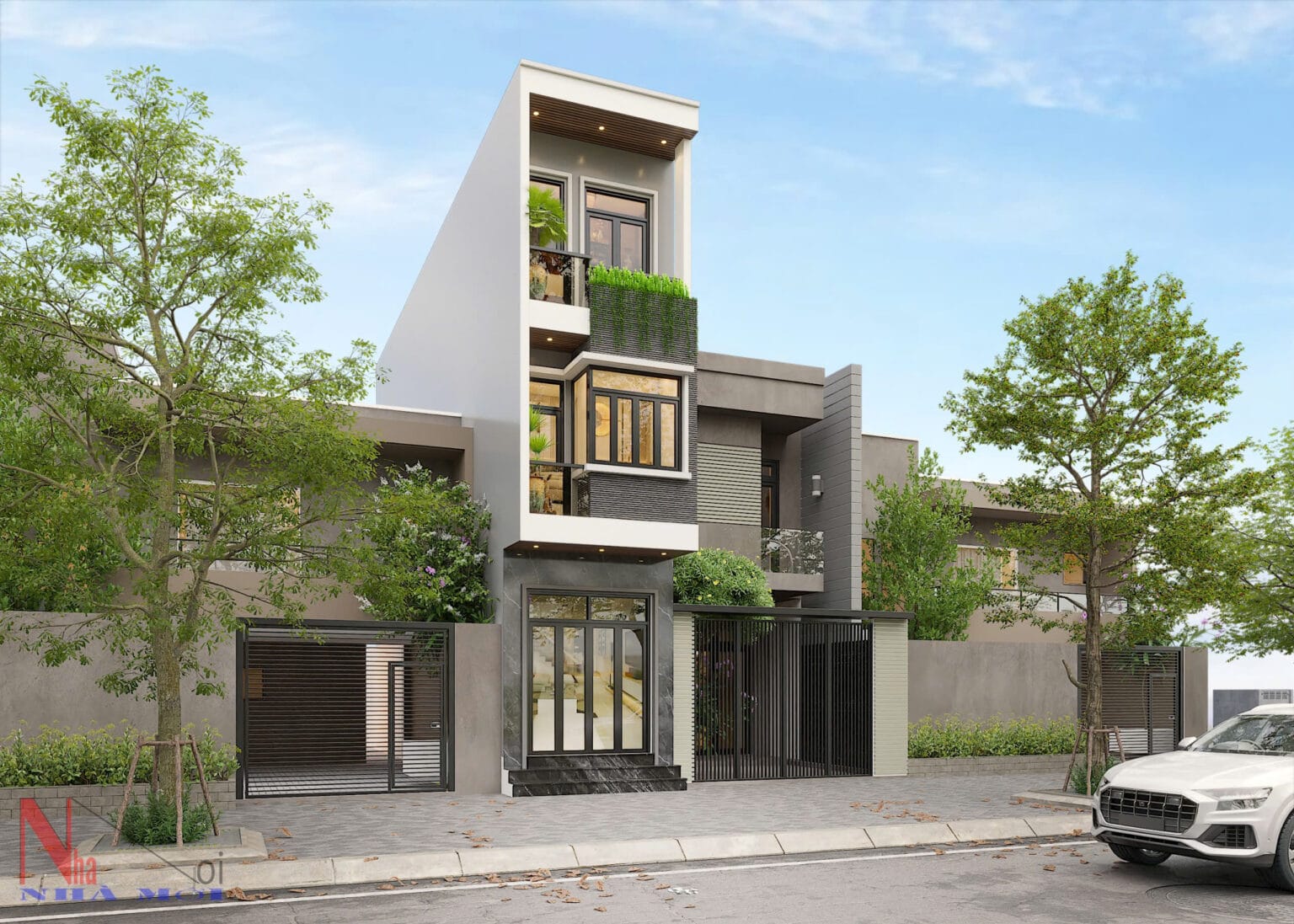 Mẫu nhà ống 3 tầng đẹp tại Nam Định
